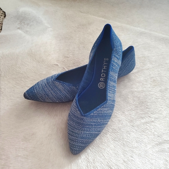 EUC Indigo Heather Rothy's Point. Size 10.5. RETIRED, HARD TO FIND. - Picture 2 of 5